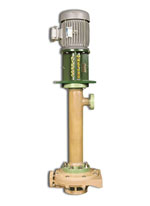 fybroc dry pit vertical sump pumps